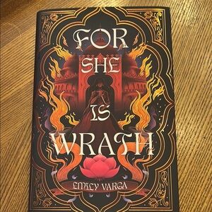 Fairyloot exclusive edition For She Is Wrath Hardcover Book